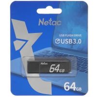 USB 3.0 Flash 64 Gb Netac U351 черный (NT03U351N-064G-30BK)