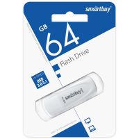 USB 3.0 Flash 64 Gb SmartBuy Scout White