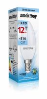 Светодиодная (LED) Лампа Smartbuy-C37-12W/4000/E14 (дневной свет, аналог 100Вт)