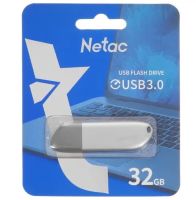 USB 3.0 Flash 32 Gb Netac U352 серебро (NT03U352N-032G-30PN)