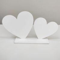 Фоторамка МДФ "Два сердца" на подставке, под сублимацию