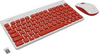 Комплект беспроводная клавиатура+мышь SmartBuy SBC-220349AG-RW бело-красный