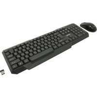 Комплект беспроводная клавиатура+мышь SmartBuy SBC-230346AG-KN чёрно-зеленый