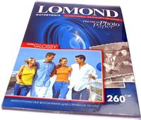 Суперглянцевая фотобумага LOMOND 1103130, А3, 260г/м, 20л